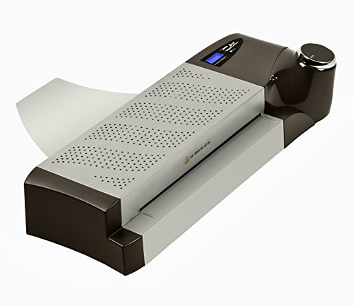 ProfiOffice Prolamic HR 330 D Laminiergerät A3 | 1200W Heiß- & Kaltlaminiergerät, Dauerbetrieb, 4 Silikonwalzen & LCD-Display, 80-250 mic Folienstärke