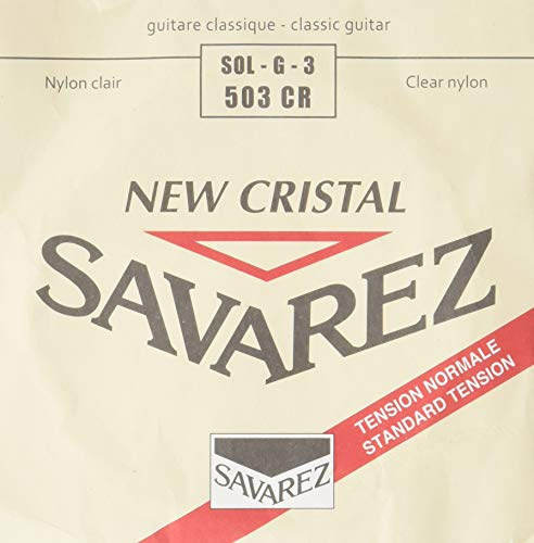 Savarez New Cristal - 503CR - Concert Guitar - G3 Single String - Normal Tension - Gauge .033 - Tension 5.8 kg/ 12.8 lbs