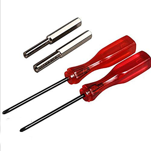 Timorn Tri-Wing & Cross Tournevis de réparation et 3,8 mm et 4.5mm Tournevis de sécurité Pièces de Rechange pour Gameboy et Plus. (1 Pack)