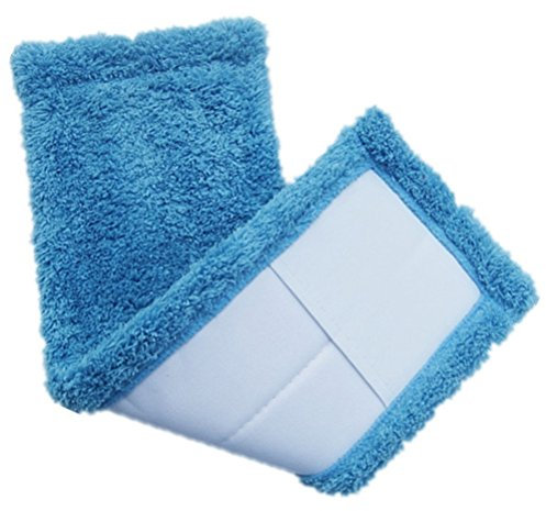 , recharge de balai serpillère de rechange pour balai serpillère en velours , pour nettoyage de la maison (Bleu)