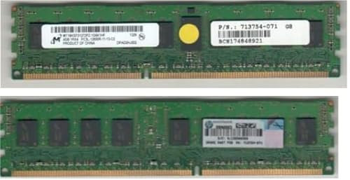 Hewlett Packard Enterprise 4GB 1RX4 PC3L12800R11 MEMORY