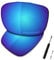 Saucer Premium Replacement Lenses for Oakley TwoFace OO9189 Sunglasses High Defense - Glacier Blue Polarized