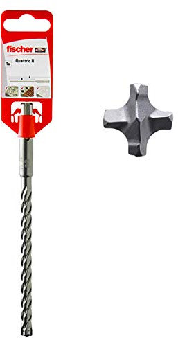 Fischer Quattric II 12/160/210 SDS Plus Vierrillen-Bohrer für Bohrhämmer 549936