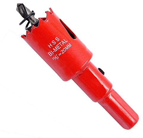 Laiwei Bi-Metall-Lochschneider, 2 cm. Zum Bohren von Holz, Aluminiumprofilen, PVC, Gipskartonplatten usw. Rundes Messer (20 mm))