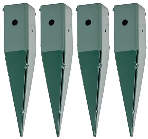 Woodside Steel Garden Arch/Trellis Plant Support Ground Spikes - 4 PACK
