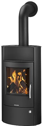 ORANIER | Kaminofen A+ | Pori 7 | Stahl Schwarz | 6,5 kW