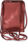 styleBREAKER Damen Handy Umhängetasche in Metallic, Schultertasche, Handy-Tragetasche, Mini Bag 02012307, Farbe:Bordeaux-Rot metallic