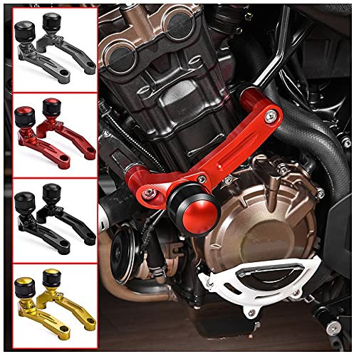 Motorrad-Rahmenschieber, Karosserieverkleidung, Motorschutz, Zylinder-Crash-Pad, Fallschutz für CB650R CB 650R CB-650-R 2019 2020 2021 2022 2023 (Rot)