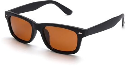 SomniLight Light Therapy FL-41 Sensibilitätsbrille für Außen Photophobie und Migräne Polarisiert (Wayfarer-Stil)