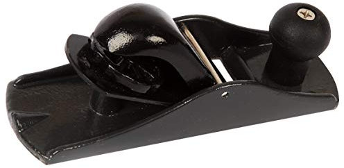 WORKPRO W052001 Block Plane, 1-9/16 inch Wide Blade, Cast Iron Body, Adjustable Cutting Depth, (1 Pack), Black