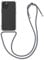kwmobile Crossbody Case Compatible with Apple iPhone 12 / iPhone 12 Pro Case - Clear TPU Phone Cover w/Lanyard Cord Strap - Grey/Transparent