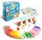TBC Kinderspielzeug Knete Play, Kinderknete Tier Thema, DIY Geschenk, Lufttrocknender Ton, Handgefertigtes Spielzeug, Knete Set für Kinder