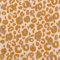 SCHÖNER LEBEN. Double Gauze Musselin glatt Leopardenmuster weiß beige Ocker 1,35m