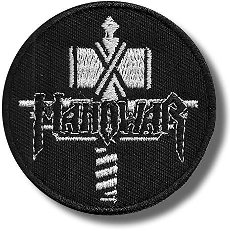Manowar Aufnäher zum Aufbügeln, bestickt