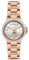 Michael Kors Reloj Camille para mujer, movimiento cronógrafo de cuarzo de 33 mm con correa de acero inoxidable, Oro cobrizo