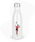 Bouteille Gourde Isotherme Acier INOX - Blanc - 350 ML - Enfant - imprimé Illustration Football - GB91 - France