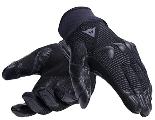Dainese Men's Unruly Ergo Tek Gloves, Schwarz/Anthrazit, XL