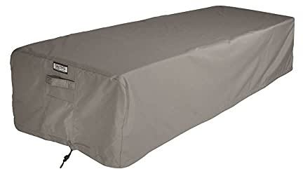 Raffles Covers Abdeckhaube für Liege 200 x 70 H: 40 cm | Atmungsaktiv | Wasserdicht | UV - beständig | Doppelt genähte, PU-versiegelte Naht | Elastischer Kordelzug |