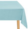 JIUZHEN Blau Tischdecke Abwaschbar Tischdecken Leinenoptik für Esszimmer, Garten, Outdoor,Hochzeiten Wasserabweisend Tischtuch Eckig 110x140 cm