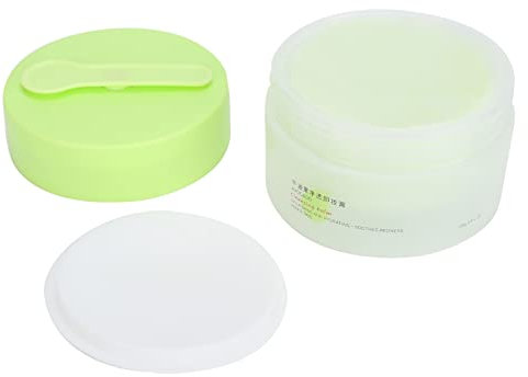 Desmaquillante de pasta de ojos, desmaquillante sin aceite, bálsamo limpiador hidratante suave con cuchara para limpieza facial, 100 g