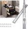 HLC 500mm Soft Close Drawer Runners Cabinet Drawer Slides Heavy Duty 45kg Load Capacity Full Extension Ball Bearing Self Close Slides for Kitchen Cabinet,Bedstand Drawers,Side Mount(1 Pairs，2 Pcaks