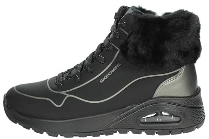 Skechers Damen UNO Rugged Stiefelette, Schwarz, 40 EU