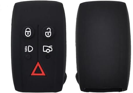 DEMUR Silikon-Schlüsseletui-Abdeckung, schlüsselloses Fob-Shell-Haut-Schlüsselanhänger, Schlüsselanhänger-Halter-Schutz, for Jaguar XK XF XJ8 XK8 XRR X-Type Schlüsselanhänger-Abdeckungen