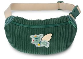 Lilliputiens - Bauchtasche Joe der Drache - Accessoire aus Cordstoff für Kinder - Praktische Bauchtasche mit goldenen Flügeln - Ideal, um Schätze von kleinen Abenteurern zu verstauen - Ab 3 Jahren
