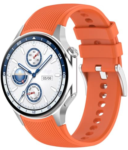 Zohmuly Cinturino Compatibile con Oppo Watch X/Oneplus Watch 2/Oppo WatchX2/Oneplus Watch2R, Morbido Silicone Watch Band, Uomini Donne Sportivo Sostitutivo Cinturino Compatibile con Oneplus Watch 3