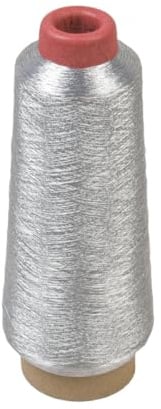 MYMERCERIE Cône Fil Metallique 3000 yards/2743 mètres Haute qualité Argent