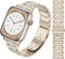 Bling Diamant Armband kompatibel mit Apple Watch 38mm 40mm 41mm 42mm 44mm 45mm 46mm 49mm, Damen Funkeln Diamant aus Edelstahl Metall Armband für iWatch Serie Ultra SE 10 9 8 7 6 5 4 3 2 1