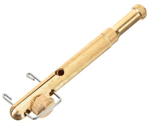Manueller Angelhakenbinder aus Kupfer, Gold, mit Schlüsselanhänger
