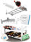 Novaliv Flaschenregal Weiß für 24 Flaschen, erweiterbar, stapelbar, Getränkeschrank für Flaschen, Pet Flaschen Aufbewahrung, Weinregal flach, Weinlagerung, Getränkeaufbewahrung, Bottle Organizer