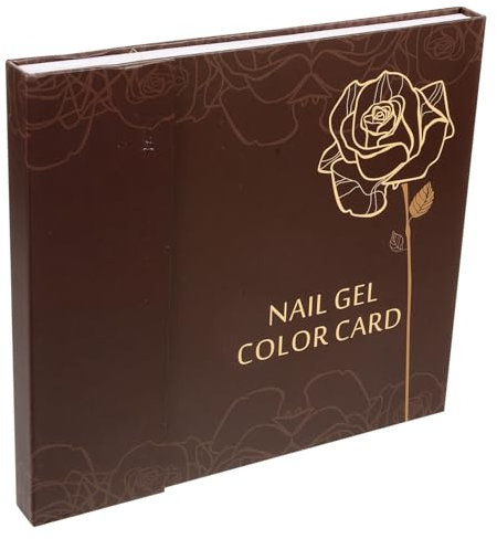 DRESSOOS Tableau De Présentation De 120 Couleurs D' Cartes De Manucure Gel Pour Livre De Tableaux