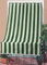 Corredocasa Tenda da Sole a Righe o Tinta Unita per esterno Balcone Veranda Terrazzo terrazzino casa con Anelli e Ganci Tessuto Resistente da Esterno (Verde, 300L x 300A cm (1 Pannelli))
