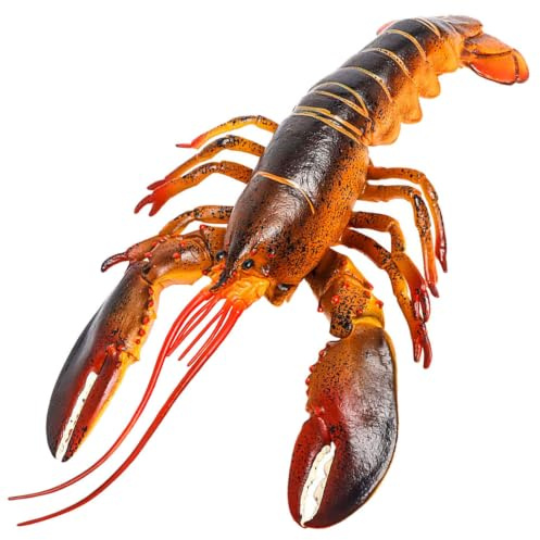 ERINGOGO Modèle De Homard Figurines De Homard Réalistes De Simulation Modèles d'animaux Éducatifs Homard Enfants Figure Animale De Simulation Faux Homard Plastique