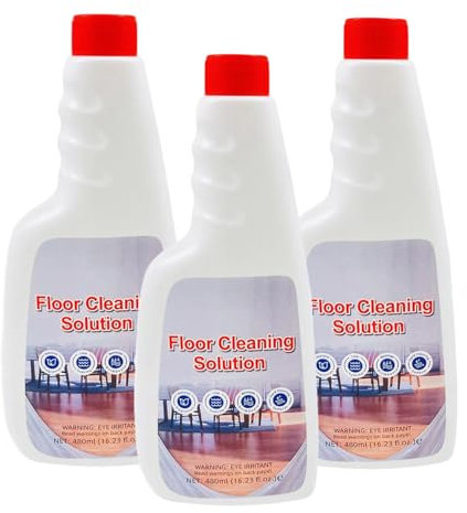 Nettoyant pour Sols 480mL, Lot de 3, Compatible avec Roborock S7/S8/Q5/Q7/Q8/Qrevo et Dyad/Flexi Aspirateur Robot