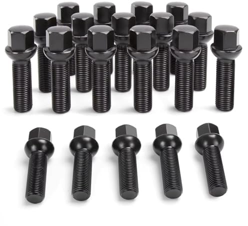 Autoradschrauben Kompatibel Mit VW Für Tiguan Für Passat Für J&etta M14x1.5 Verlängerte Radbolzen Mit Kugelbund(Shank 40mm)