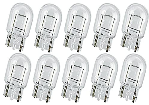 10x Jurmann W21W 12V Long Life Halogen Birne für Bremslicht, Rückfahrlicht, Blinker vorne, hinten - E-geprüft