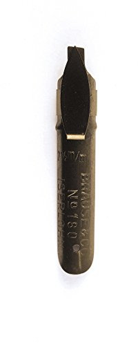 Brause 18025B Packung, mit 50 Feder Bandzug, 2, 5 mm, ideal für gotische Buchstaben, ideal für die Kalligraphie, 1 Pack