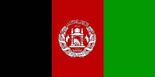 Fahne Flaggen AFGHANISTAN 150x90cm