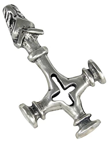 AFP Anhänger Wolfskreuz Wikinger Schmuck 925 Sterling Silber AS-216