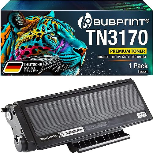 Bubprint Toner kompatibel als Ersatz für Brother TN-3170 für DCP-8060 DCP-8065DN HL-5200 HL-5240 HL-5240L HL-5250 HL-5250DN HL-5270 HL-5270DN HL-5280DW MFC-8460N MFC-8860DN MFC-8870DW Schwarz