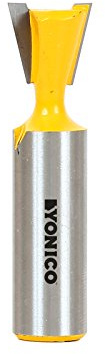 Yonico 14112 14° X 9/16-Inch Dovetail Router Bit 1/2-Inch Shank