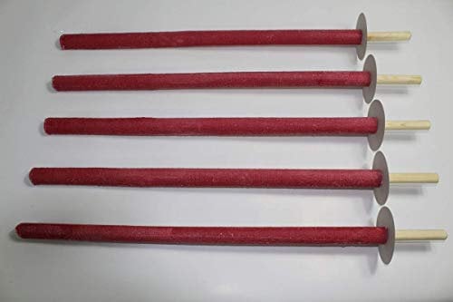 Unbekannt 50 Stück Wachsfackeln Brennzeit 45 min Gartenfackel Fackeln