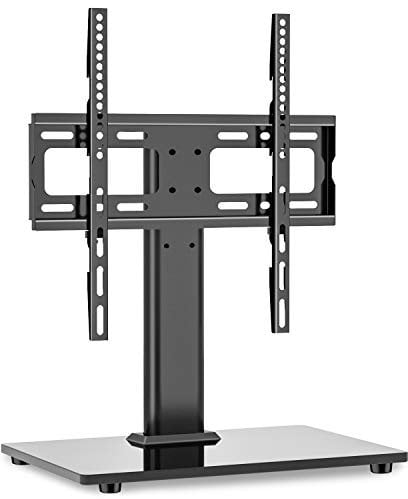 Universal Table Top TV Stand - Swivel TV Stand Base for 26-55 inch LCD/LED/OLED/Plasma TVs with Bracket Height Adjustable Max. VESA 400x400mm up to 40KG1