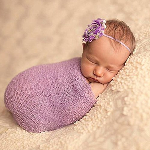 Butterme Neugeborene Baby-Fotografie Stützen - Lange Ripple Wrap Decke DIY Baby Foto Prop