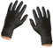 ASC Noir Nitrile Gants Jetables - Taille XL - Texturés - Poudre et sans Latex - 100 Gants (50 Pairs)