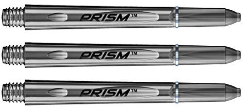 WINMAU Prism 1.0 Schwarzer Farbton Medium Polycarbonate Dart Stems - 1 Sätze pro Packung (3 Schäfte insgesamt)