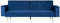 Moderner 3-Sitzer Schlaffunktion klassisches Design marineblau Visnes